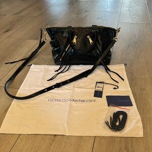 Rebecca Minkoff crossbody handbag used one time black